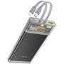 Внешний аккумулятор Hoco Power Bank 10000mAh J104 Discovery Edition with Cable 22.5W Gray: Емкость батареи, мАч 10000