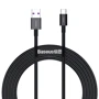 Кабель Baseus USB Cable to USB-C Superior Series PD 66W 2m Black (CATYS-A01)