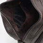 Чоловіча сумка через плече Borsa Leather коричнева (K10082-brown): Фактура матова, Зерниста