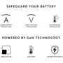 Зарядний пристрій Native Union USB-C Wall Charger GaN 30W Black (FAST-PD30-2-BLK-EU) фото 6