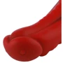 Фалоімітатор-насадка Hismith 8.35" Curved Silicone Dildo Red Monster Series