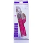 Вибратор с ротацией и стимулятором клитора Boss Series - Bird PINK, BS2600096