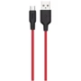 Кабель Hoco USB Cable to Micro USB X21 Plus Silicone 2m Black/Red