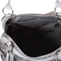Женская сумка бочонок Laskara серебристая (LK-10251-silver-snake): Тип ручки С двумя ручками