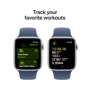 Apple Watch SE 2 2024 40mm GPS Silver Aluminum Case with Denim Sport Band - M/L (MXED3QH/A) UA: Длина ремешка 150-200 мм