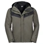 Куртка Jack Wolfskin Arland 3IN1 1110711-5066 46 серая демисезонная с капюшоном