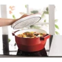 Каструля PYREX Slow Cook red чавун кругла 6.3л (SC5AC28): Діаметр, см 28