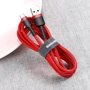 Кабель Baseus USB Cable to USB-C Cafule 2A 3m Red (CATKLF-U09) фото 6