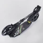 Самокат алюмінієвий Best Scooter з PU колесами, 2 аммортизаторами Black / Green (92090): Тип коліс литі
