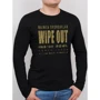 Лонгслів PFProject WIPE OUT Long XL чорний з принтом: Вид Лонгсліви