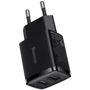 Зарядное устройство Baseus Wall Charger 2xUSB Compact 10.5W Black (CCXJ010201): Количество USB-портов 2
