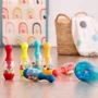 Игровой Набор Battat - Сверкающий Боулинг (6 кеглей, шар, подставка) (BX1640Z): Материал пластик
