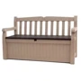 Лавка-ящик для зберігання Keter Eden Bench 265 л світлий беж (7290103653422)