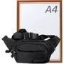Мужская поясная сумка Volunteer черная (VT-1713-19-black): Стиль Повседневный (Casual)