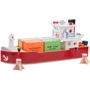Ігровий набір New Classic Toys Контейнерне судно з 4 контейнерами (10900)