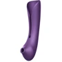 Смартвибратор 3в1 Zalo - Queen Twilight Purple, пульсирующая жемчужина и вакуум, кристалл Swarovski