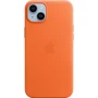 Чохол для iPhone Apple iPhone 14 Plus Leather Case with MagSafe - Orange (MPPF3ZE/A): Матеріали кожа