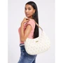 Женская сумка хобо GUESS TRIANA HOBO молочная (HWQS8553020-IVO): Застежка Молния