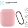 Чехол ArmorStandart Ultrathin Silicone Case With Hook Pink (ARM59688) for Apple AirPods 2 фото 1