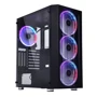 Корпус QUBE GUARD ARGB Black (GUARD_WH86ARGB): Материал передней панели сталь
