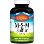 Carlson Labs MSM Sulfur 1,000 mg 180 Veg Caps Метилсульфонилметан МСМ
