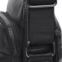 Чоловіча сумка планшет Keizer чорна (K18853-black): Застібка Блискавка