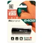 USB-флешка Mibrand 64GB Grizzly USB 2.0 Black (MI2.0/GR64P3B): Стандарт USB USB 2.0
