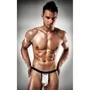 Эротические трусы Passion 015 THONG silver L/XL