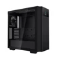 Корпус Deepcool CH510 MESH DIGITAL: Матеріал передній панелі пластик
