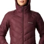 Куртка Columbia Heavenly™ Long Hooded Jacket 1738161-671 44 зимова бордова з капюшоном: Вид Куртки
