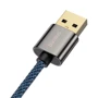 Кабель Baseus USB Cable to USB-C Legend Elbow 66W 2m Blue (CACS000503) фото 3