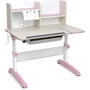 Парта SingBee Q-Assembly L Pink + Книжный стеллаж SBS-612 (SBS-602-PK + SBS-612) фото 14