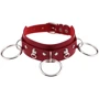 Чокер-нашийник SKN-AS10 RED