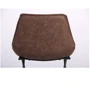 Стул барный Custer gunmetal, cowboy Coffe/Dark Brown фото 8