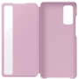 Чехол для телефонов Samsung Clear View Cover Lavender (EF-ZG780CVEGRU) for Samsung G780 Galaxy S20 FE: Материал пластик и термополиуретан