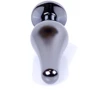 Анальная пробка BOSS Series Exclusivity Jewellery Dark Silver Butt Plug Light Blue