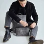 Подарочный набор INCARNE рюкзак Unia + косметичка Муа коричневый S/ 13": Стиль Повседневный (Casual)