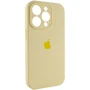 Чехол для iPhone Mobile Case Silicone Case Full Camera Protective Mellow Yellow for iPhone 15 Pro Max: Цвет желтый