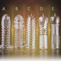 Набор рельефных насадок NDS 3005 Clear (5 штук) (23300)
