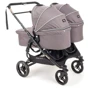 Универсальная коляска 2 в 1 для двойни Valco baby Snap Duo / Dove Grey: Ширина шасси 76 см