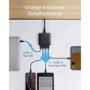 Зарядное устройство ANKER Wall Charger 3xUSB+USB-C PowerPort Atom III Slim 4 PowerIQ3.0 65W Black (A2045G11): Количество USB-портов 4