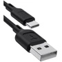 Кабель T-PHOX USB Cable to USB-C Fast 3A 1.2m Black (T-C829 Black): Тип USB Cable - USB-C