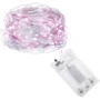 Гирлянда на батарейках Springos 9.9 м 100 LED CL0025 Cold White/Pink фото 6