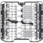 Встраиваемая посудомоечная машина Whirlpool WIC 3C33 PFE: Расход воды, л 9.5