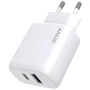 Зарядное устройство Proove Wall Charger USB+USB-C Silicone Power 2 with Cable 30W White (WCSP23011002): Кабель в комплекте USB-C