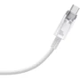 Кабель Baseus Cable USB-C to USB-C Explorer Smart Temperature Control 100W 1m White (P10319703221-00): Длина 1 м