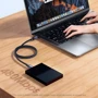 Кабель Usams Cable USB-C to USB-C PD 100W 2m Black (US-SJ525) фото 4