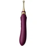 Мультифункциональный вибратор Zalo - Bess 2 Velvet Purple (4 насадки, подогрев)