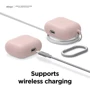 Чехол Elago Liquid Hybrid Case with Keychain Lovely Pink (EAP3RH-HANG-LPK) for Airpods 3 фото 2
