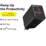 Зарядний пристрій Baseus Wall Charger GaN6 Pro 2xUSB-C+2xUSB 65W Black with USB-C Cable (P10162701113-00) фото 6